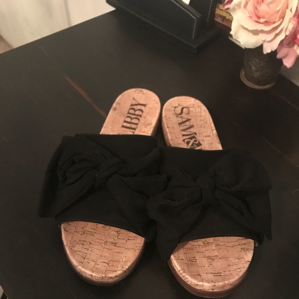 Sam&Libby Slide On Sandals Size 10